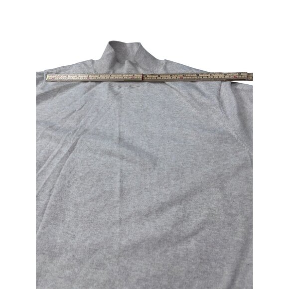 Old Navy Womens 2X Plus Mock Neck Sweater cream Cotton Blend Long Sleeve Ribbed - Picture 8 of 11